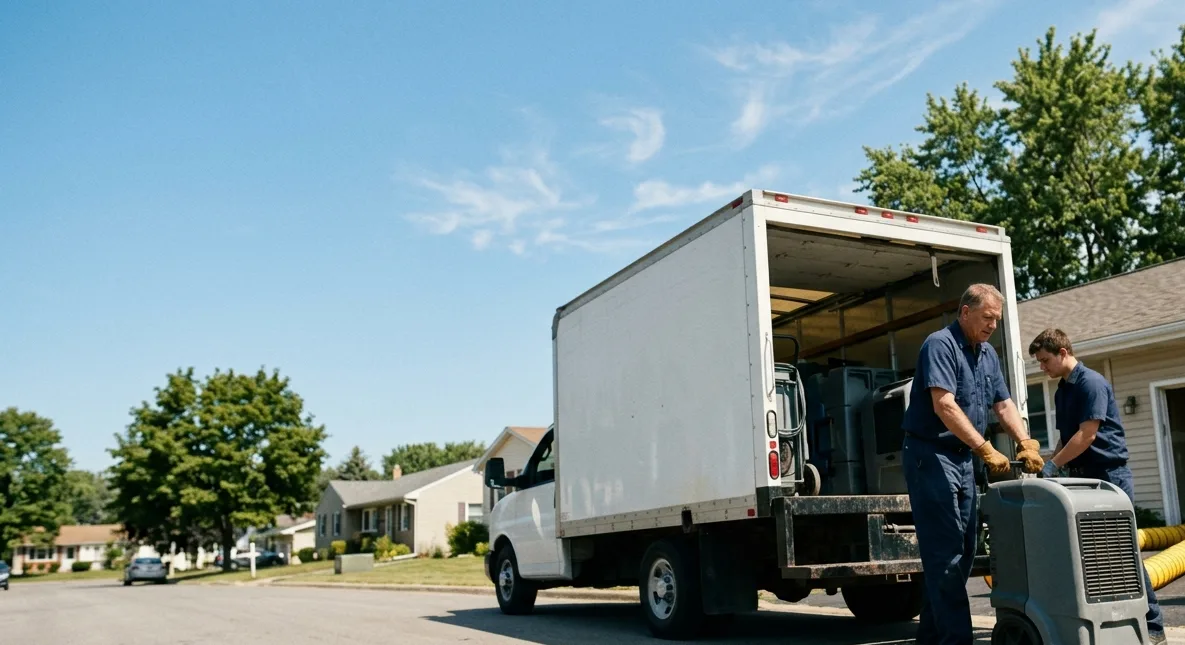 Water Damage Cleanup in Crown City, OH near me